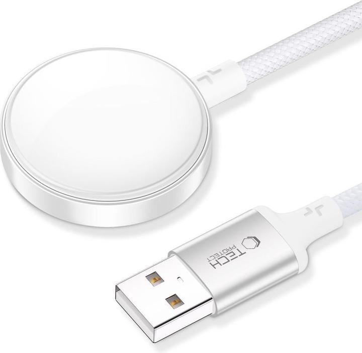 Image du produit Tech-Protect UltraBoost USB-A Inductive Charger for Apple Watch 1m - White