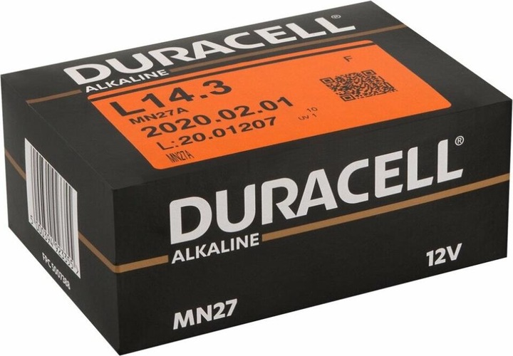 Productafbeelding Duracell Batterij 27A 10x1s (1 Pcs., A27)