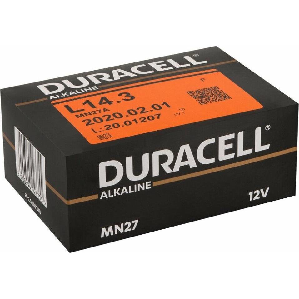 Duracell Batterie 27A 10x1er (10 Stk., A27), Batterien + Akkus