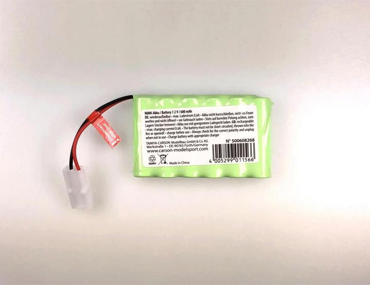 Productafbeelding Carson RC Sport Model Accu (NiMh) 7,2 V 600 mAh Tamiya connector (7.20 V, 600 mAh)