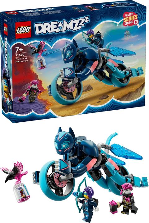 Produktbild LEGO Zoeys Katzenmotorrad (71479, LEGO Dreamzzz)