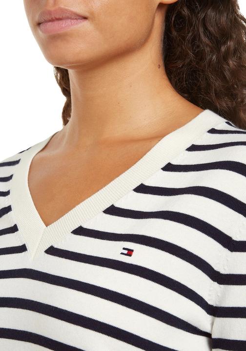 Produktbild Tommy Hilfiger Co Jersey Stitch V-Nk Sweater (3XL)