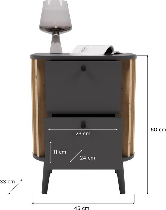 Produktbild Xonox Home Nachttisch Pure (45 x 60 x 33 cm)