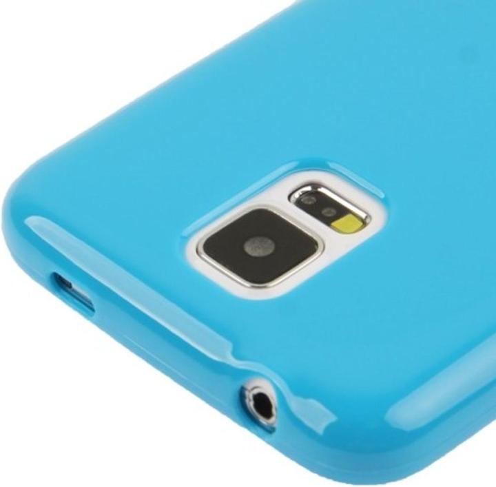 Actual product image König Design Protective cover TPU Case for mobile Samsung Galaxy S5 / S5 Neo Blue (Samsung Galaxy S5, Samsung Galaxy S5 Neo)
