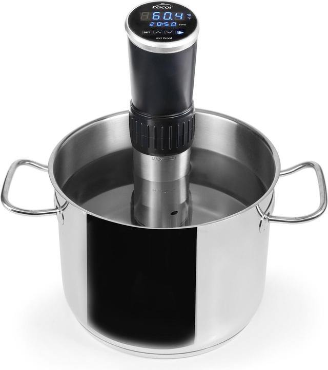 Actual product image Lacor Precise Black Sous Vide appliance 1200W 8x16x33cm 30lt
