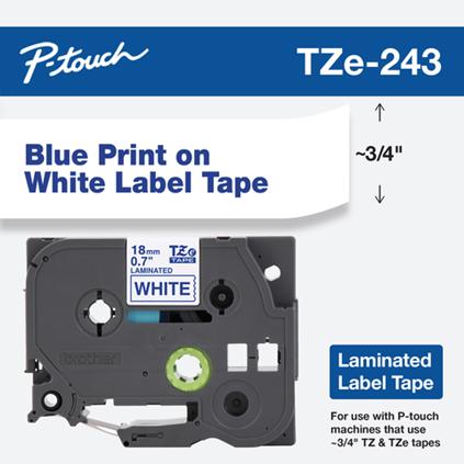 Produktbild Brother Tze-243 (1.80 cm, Grau)