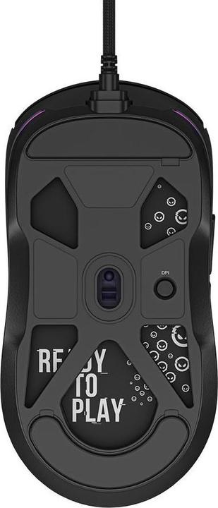 Lorgar Souris d'ordinateur MSA10, Ultralight Wired Gaming Mouse Advanced, noir