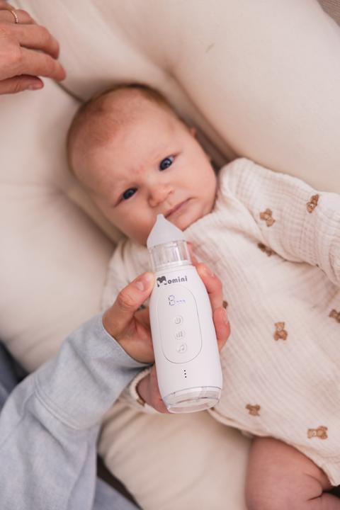 Actual product image Momini Automatic nasal aspirator Breezy BPA free
