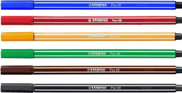 Immagine prodotto STABILO Penna 68 Pennarello premium (6 x)