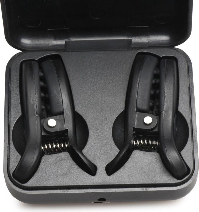 Produktbild Master Series XR Brands Dark Grip VibrationsBrustwarzenklemmen Schwarz