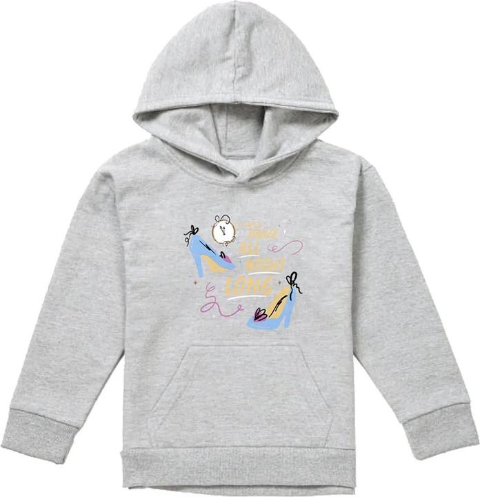 Produktbild Cinderella I Could Dance All Night Long Kapuzenpullover meliert (128)