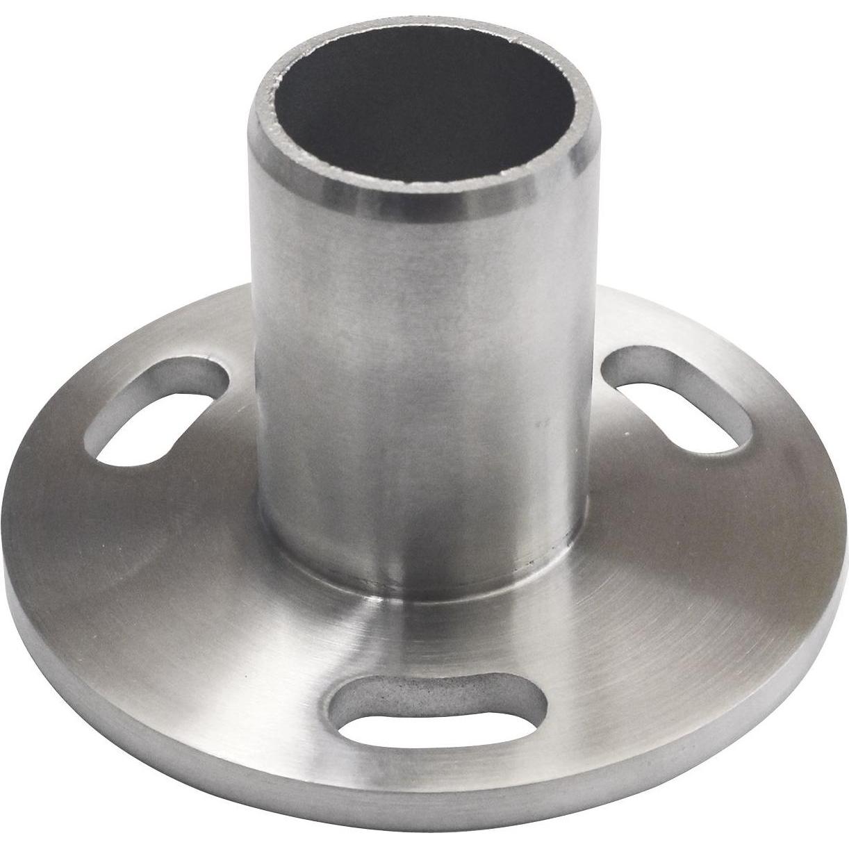 Thumbnail - Croso, Möbelausstattung, Einpressflansch für Rohr ø 42,4 x 2,0 mm, Platten ø 100 mm,Edelstahl V2A