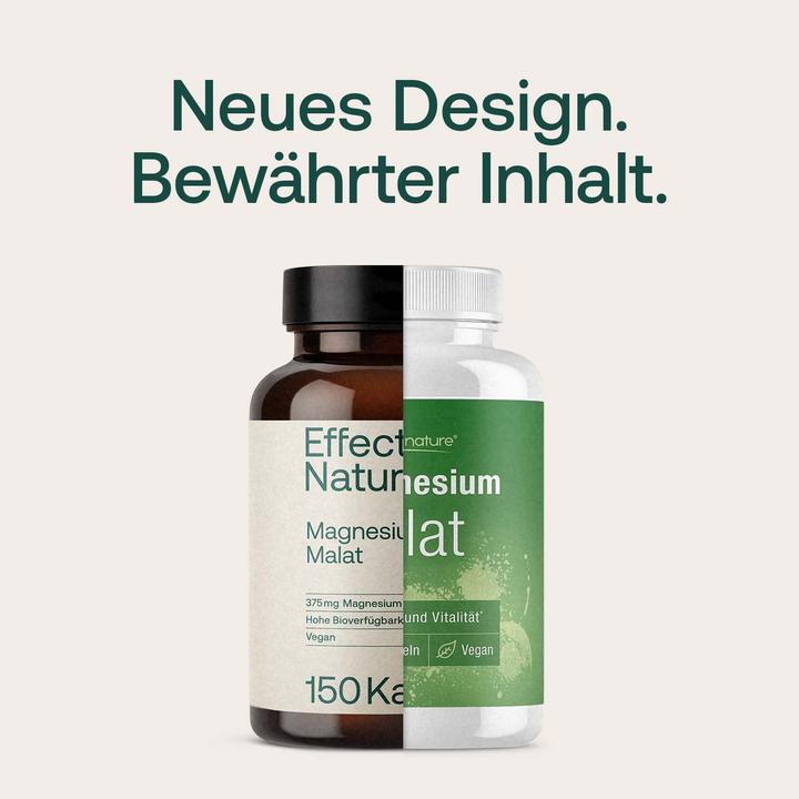 Produktbild Effective Nature Magnesium Malat (150 Stück, Kapseln, 100 g)