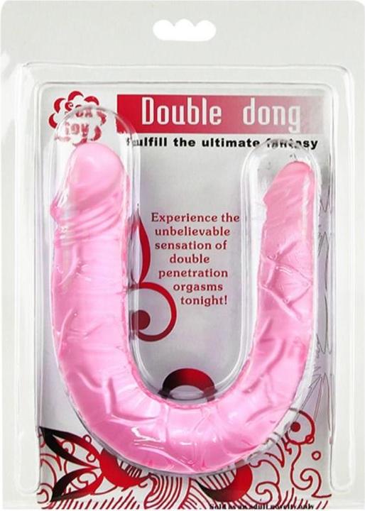 Actual product image Baile Double Dong Dildo Doble Pink