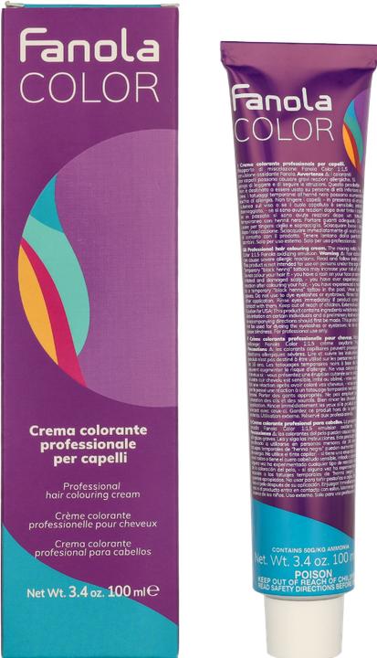Actual product image Fanola 5*00 Castaño Claro Intenso 100ml (5.00 Light Brown Intense)