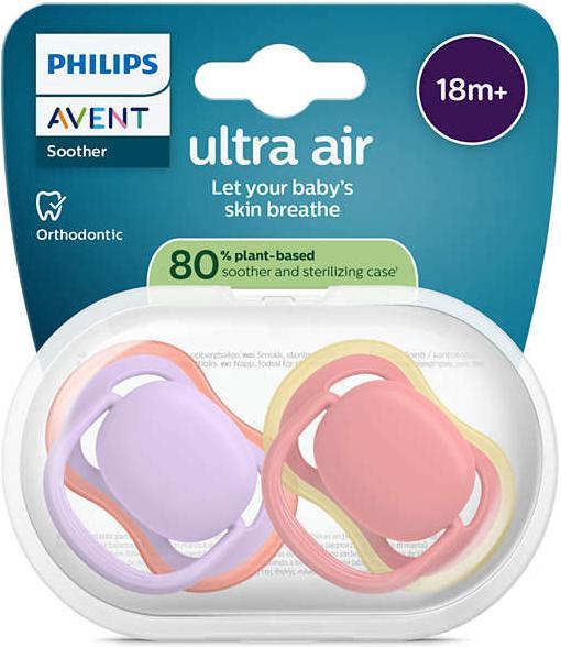 Actual product image Philips Avent Pacifier SCF349/46 ultra air (2x)