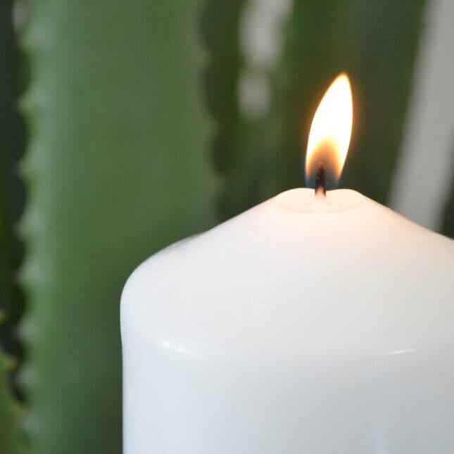 Actual product image Balthasar Pillar candle (4 pcs.)