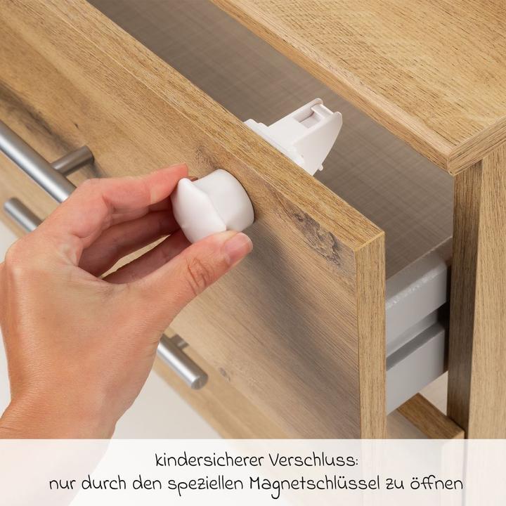 Produktbild Reer Kindersicherungen 8er Pack Magnetschloss schnelle und einfache