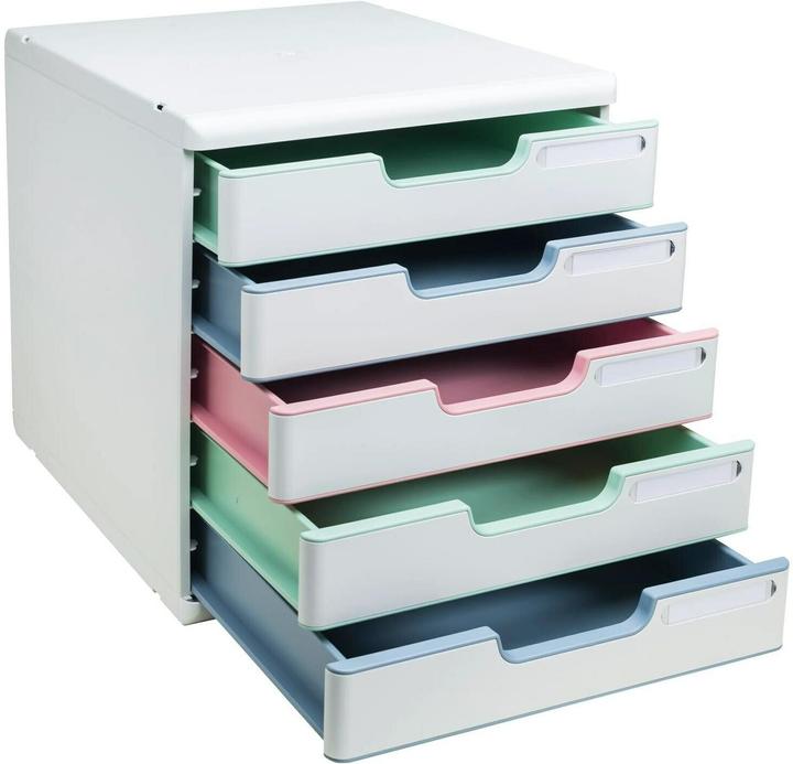Produktbild Exacompta Schubladenbox Modulo, 5 Schubladen, AutentiK (A4)