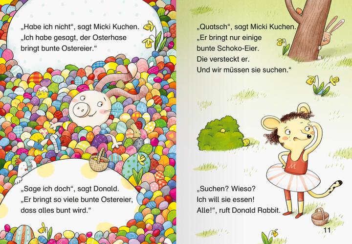 Produktbild Ravensburger Die schönsten Leseraben-Ostergeschichten - lesen lernen mit dem Leseraben - Erstlesebuch - (Deutsch, Dorothee Mahnkopf, Eleonore Gerhaher, Ina Hattenhauer, Martin Klein, Thomas Krueger, Thomas Krüger, Tino, 2025)