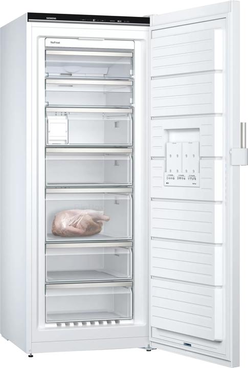 Image du produit Siemens iQ500, Congélateur indépendant, 176 x 70 cm, blanc, GS54NEWCV (Autonome, 328 l)