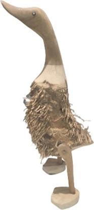 Produktbild Bekos Laufente aus Bambuswurzel und Tropenholz