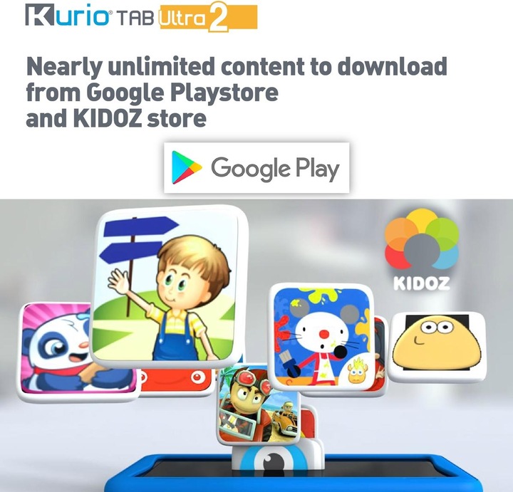 Immagine prodotto KD Toys Kurio Tab Ultra 2 blu (Francese, Italiano, Tedesco)