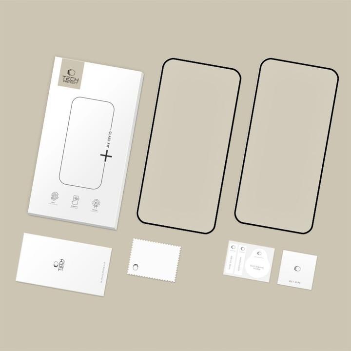 Produktbild Spigen Szkło Hartowane Tech-Protect Glass Fit+ 2-Pack Motorola Edge 70 5g Black (AUX Kabel)