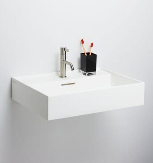 Actual product image Laufen Washbasin KARTELL 500x460mm ubaufä m ÜL 1 HL-Ausf. we ma (460 mm, 500 mm)