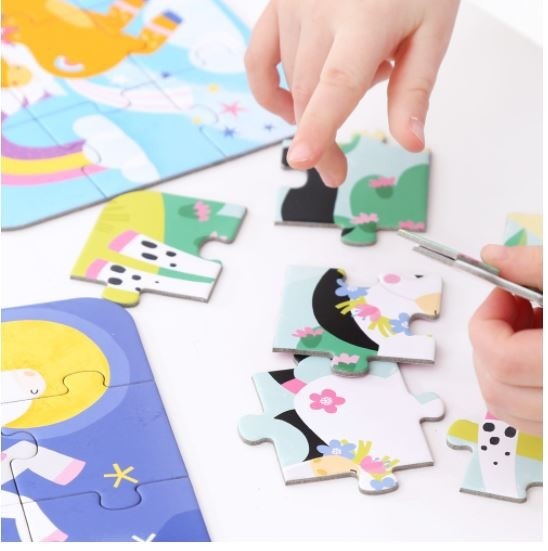 Actual product image Czuczu 5902983491170 puzzle Contour puzzle 9 pc(s) Animals (9 pieces)