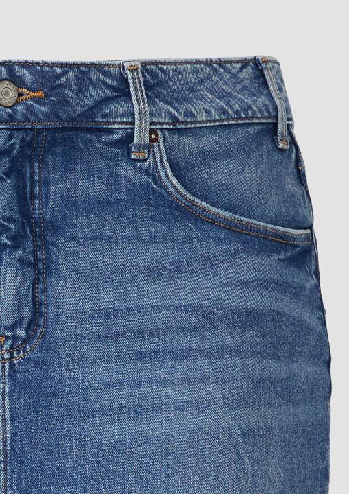 Produktbild S.Oliver Rock Jeansrock mit offenem Saum (48)