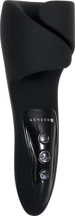 Gender X Evolved Novelties - - The Embrace - Silicone 10 Vibrating and Tapping Speeds Masturbator -