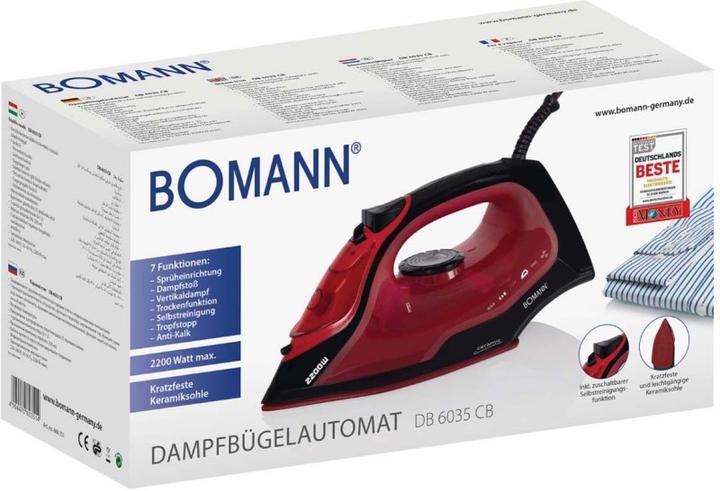 Image du produit Bomann DB6035CB noir / rouge (2200 W)