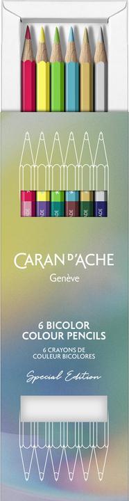 Produktbild Caran d'Ache Claim Your Style Bicolor Sonderedition (Mehrfarbig, 6 x)