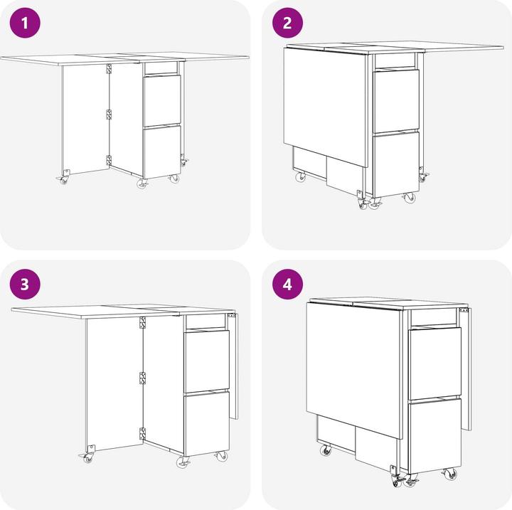 Image du produit vidaXL Esstisch (140 x 80 x 77 cm)