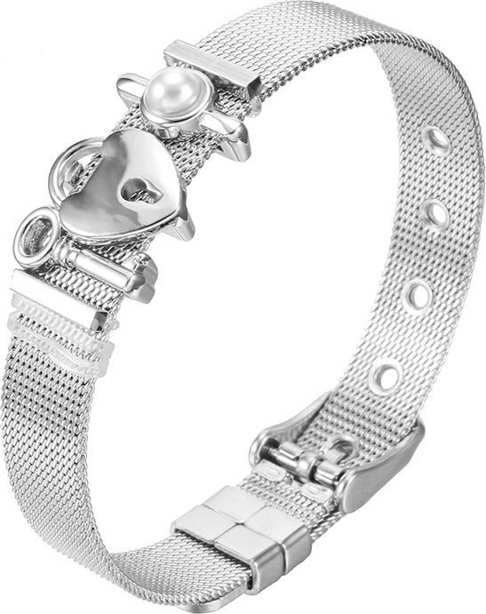 Immagine prodotto Heideman Bracciale a rete lucidato (100% acciaio inossidabile)
