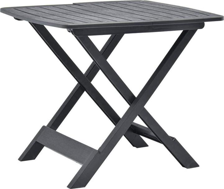 Actual product image Yeppon Camping Table Anthracite PP 79X72X70cm