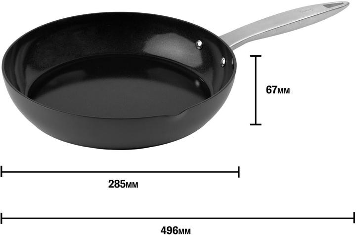 Produktbild Zyliss Bratpfanne Ultimate Pro (Bratpfanne, Aluminium, Keramik, 28 x 6.70 cm)