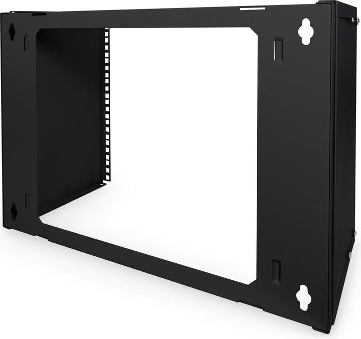 Produktbild Digitus 8HE Wandmontage Patch-Halter 3608x528x225 mm tiefenverstellbar (8 HE, 19 Zoll Rack)