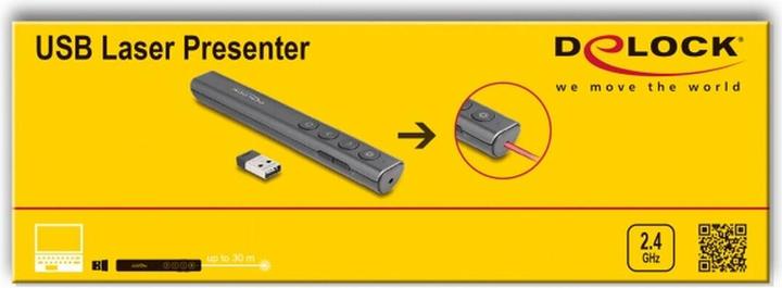 Productafbeelding Delock USB Laser Presenter antraciet