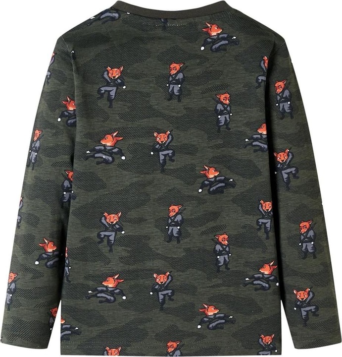 Actual product image VidaXL Children's pyjamas with long sleeves Khaki 140,Material: 100 (140)
