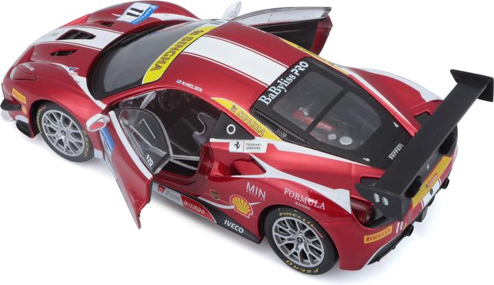 Actual product image Bburago Ferrari Racing kit 488 Challenge 1/24 red