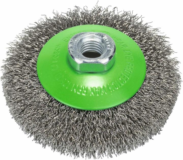 Produktbild Bosch Professional Zubehör PRO Stainless Steel clean Kegelbürste, 100 x 0,35 mm, Gewinde (P100)