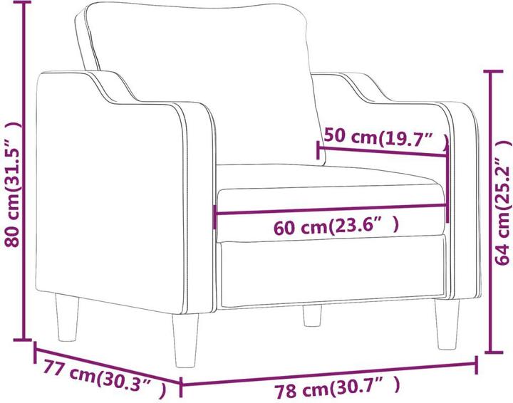 Produktbild vidaXL Sessel