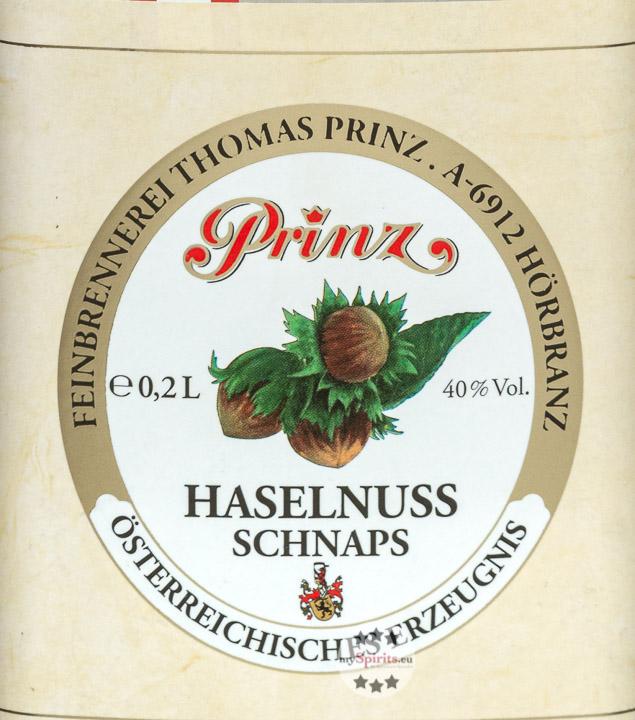 Produktbild Prinz Flachmann Haselnuss-Schnaps 0,2l