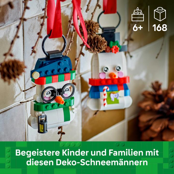 Produktbild LEGO Deko-Schneemänner 40812 (40812)