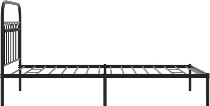 Actual product image VidaXL Bed frame with headboard (100 x 200 cm)