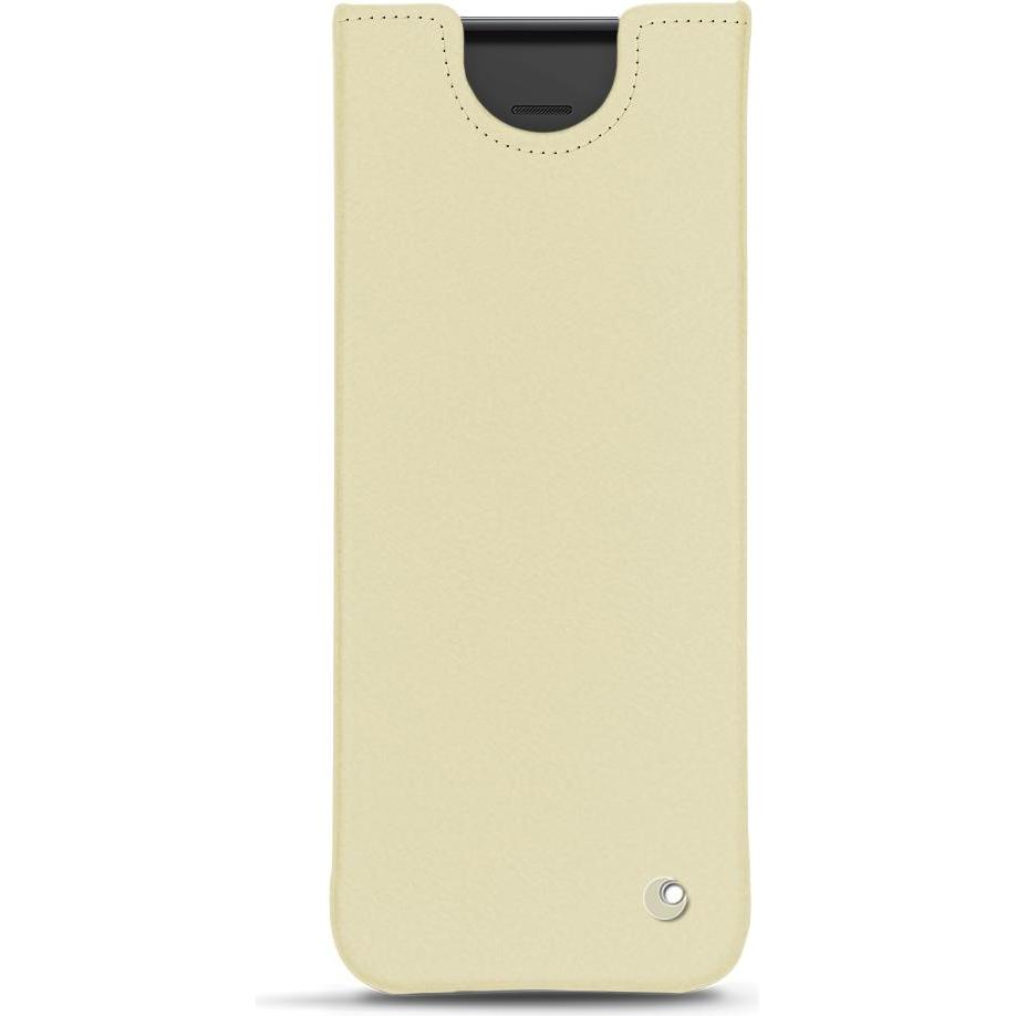 Noreve Lederschutzhülle (Samsung Galaxy Z Fold2), Smartphone Hülle, Beige