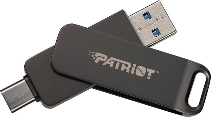 Produktbild Patriot Rage R550 256GB Dual USB A+C Alu 100MBs (256 GB, USB-A, USB-C)