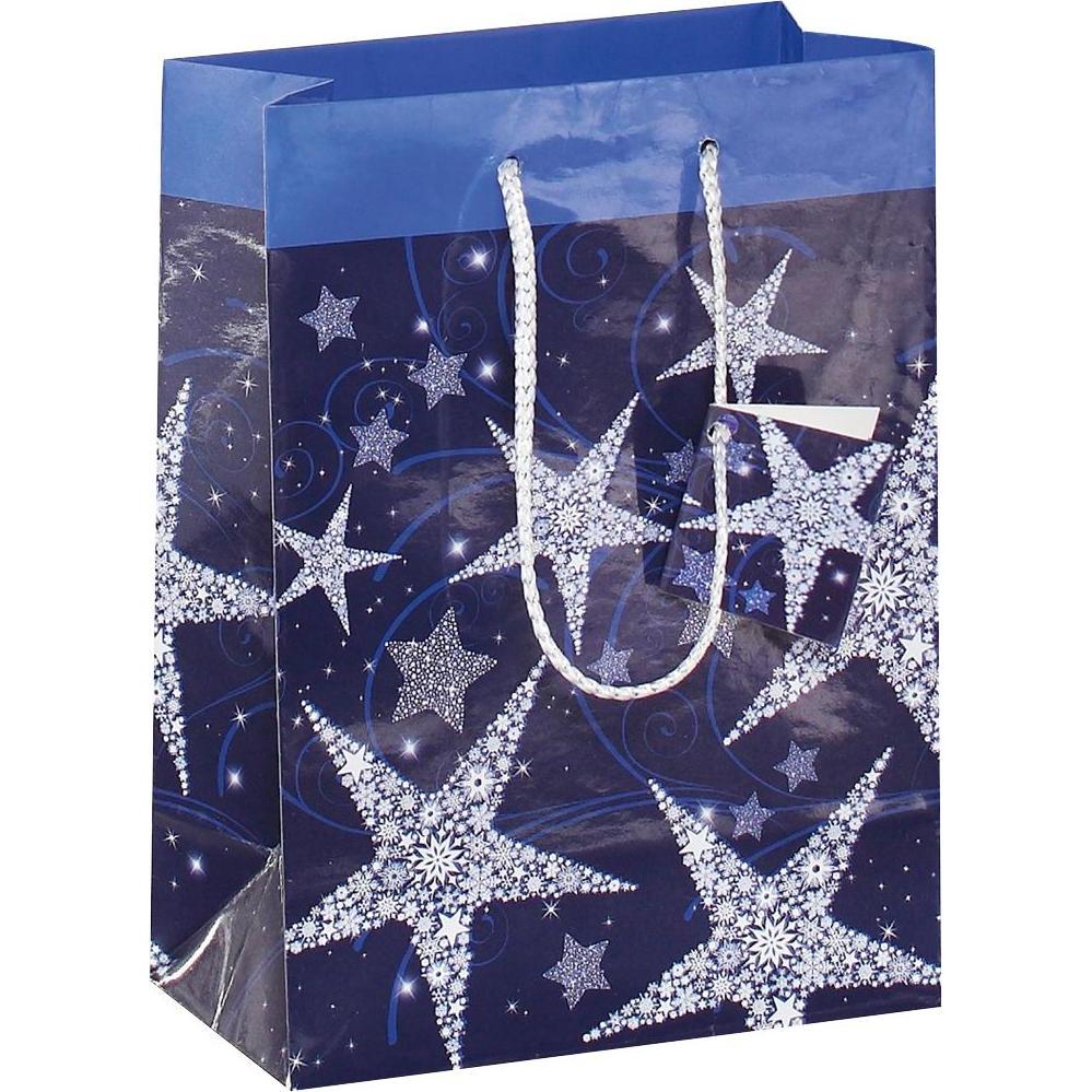 Sigel, Geschenkverpackung, 5 Geschenktaschen Shining Star Motiv 17,0 x 23,0 cm (Geschenktüte, 5 x)